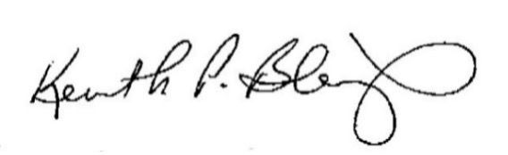 Kenneth P. Blemmings signature